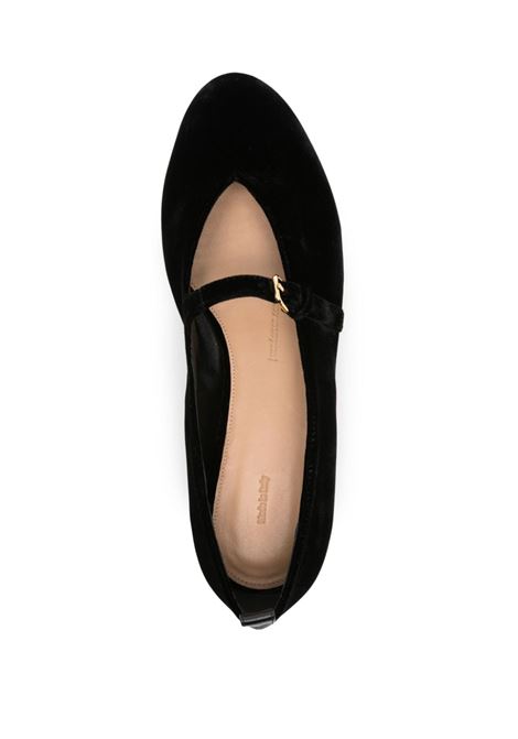 Black velvet ballerina shoes JW Anderson - women JW ANDERSON | ANW43033A999